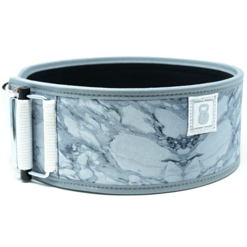 2POOD White Marble 4" Weightlifting Belt-Nostovyö-2POOD-XS-Aminopörssi