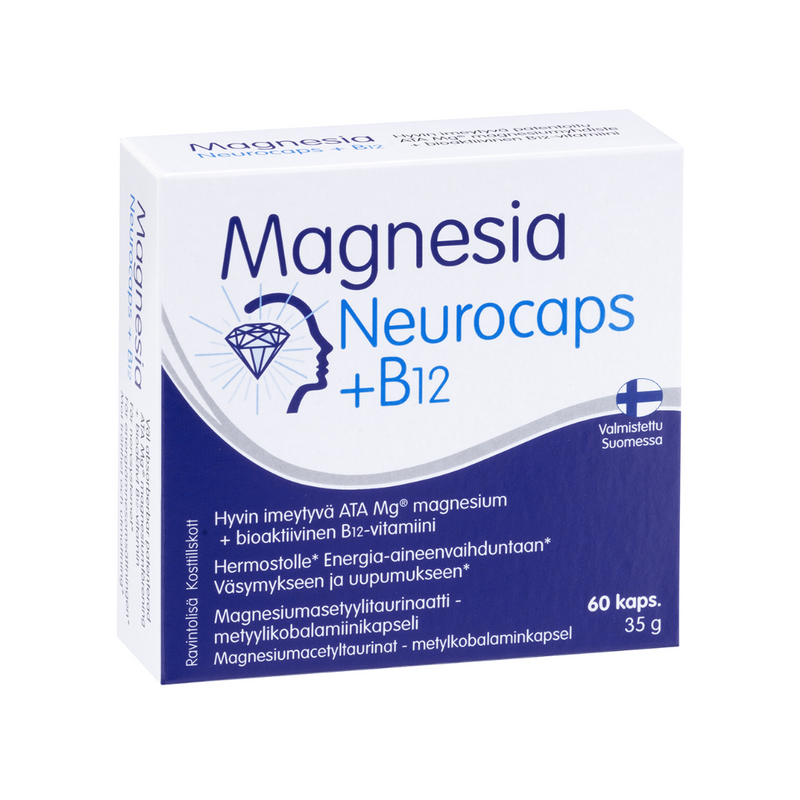 Magnesia Neurocaps +B12 60 kaps.-Magnesium-Hankintatukku-Aminopörssi