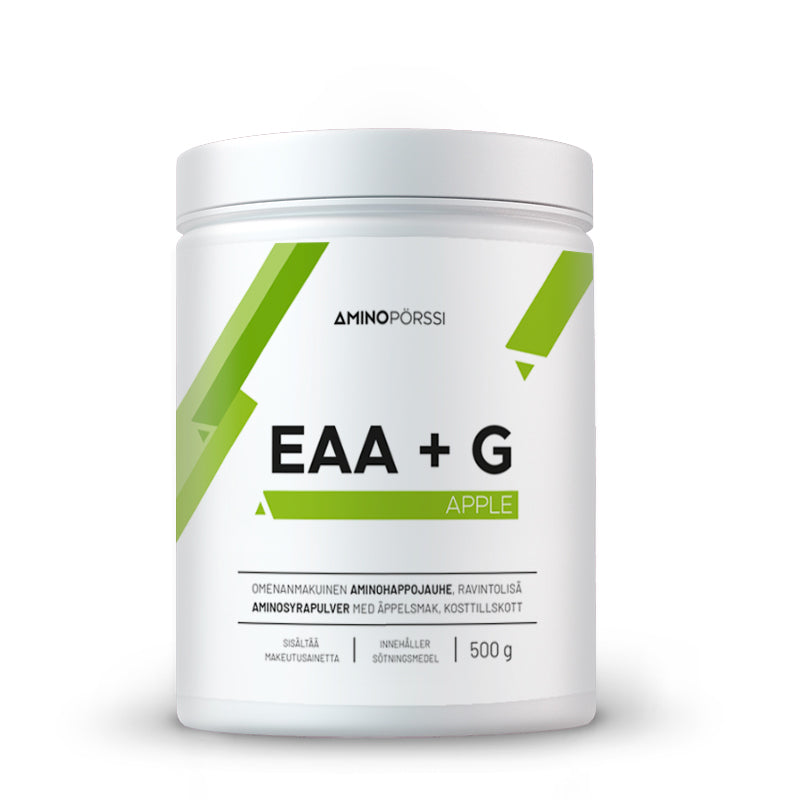 EAA+G, 500 g-EAA-Aminopörssi Nutrition-Apple-Aminopörssi