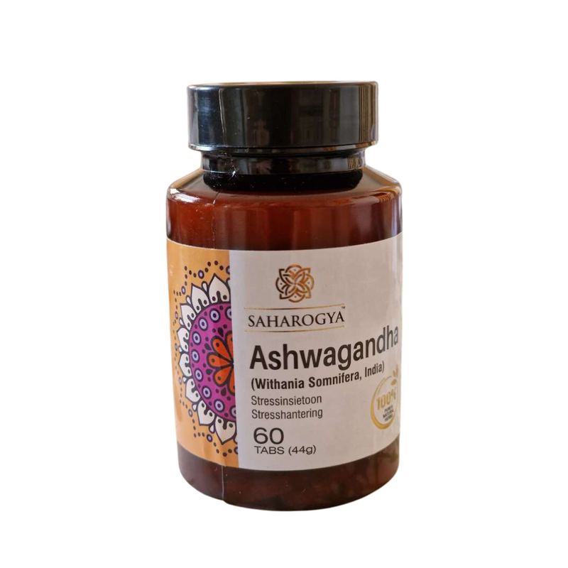 Ashwagandha, 60 tabl.-Ashwaganda-Saharogya-Aminopörssi