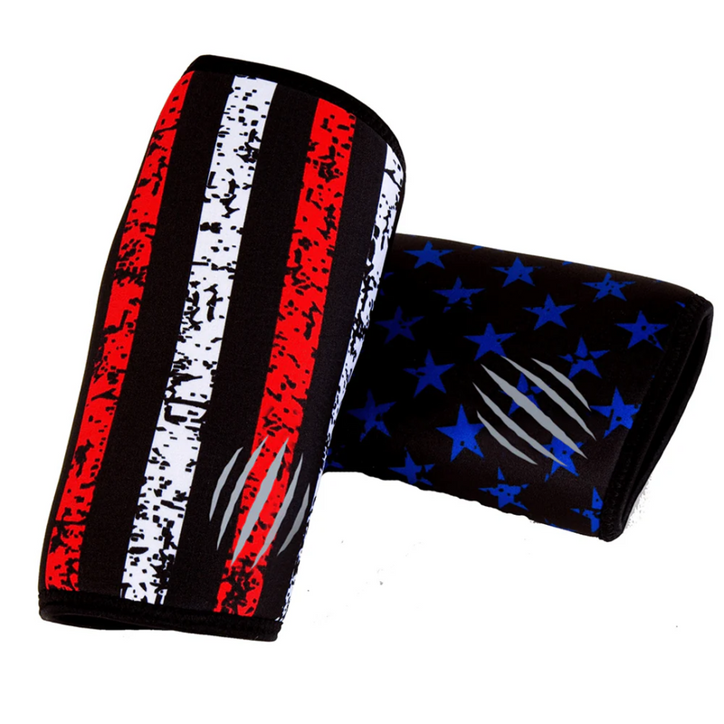 Knee Sleeves, Stars & Stripes, pari-Polvituet-Bear Komplex-S-Aminopörssi