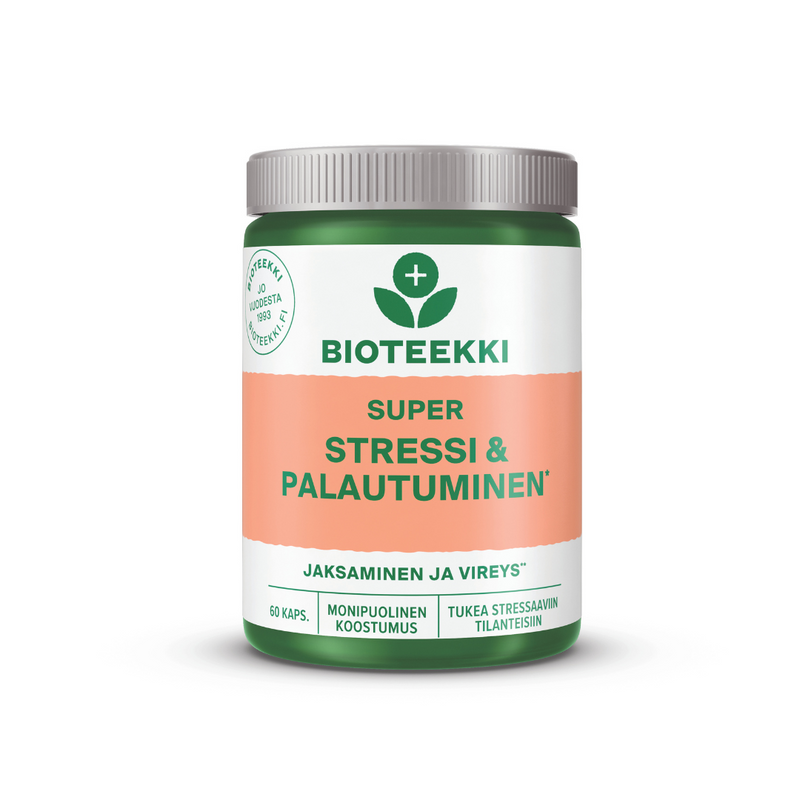 Super Stressi & Palautuminen 60 kaps.-Yrttivalmiste-Bioteekki-Aminopörssi