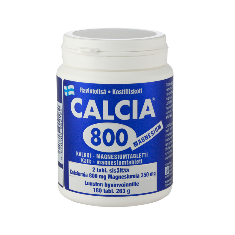 Calcia 800 Magnesium, 180 tabl.-Kalsium-Hankintatukku-Aminopörssi