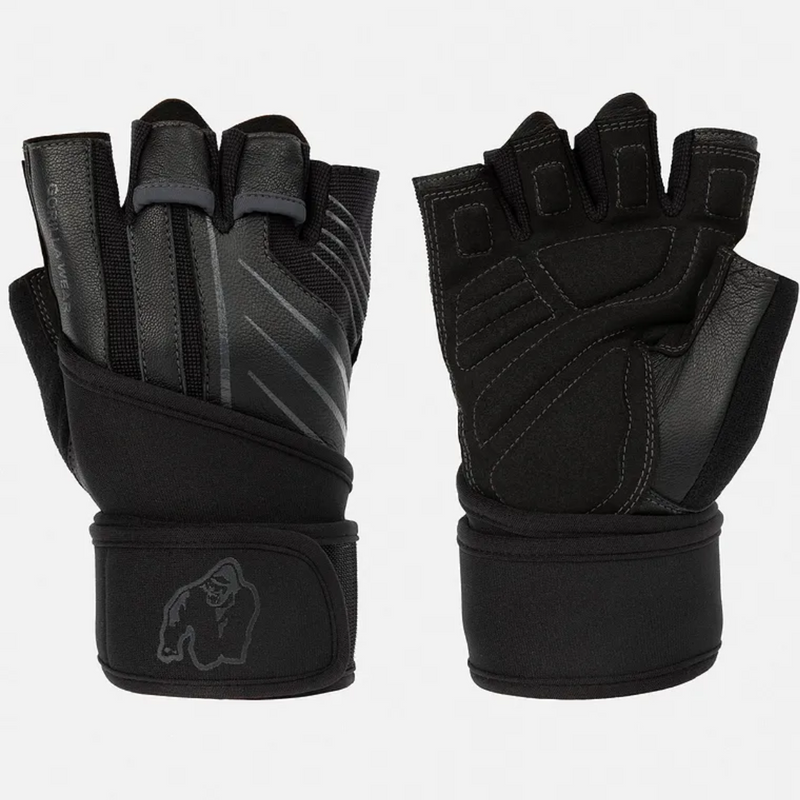 Dallas Wrist Wrap Gloves 2.0, black/gray-Treenihanska-Gorilla Wear-M-Aminopörssi