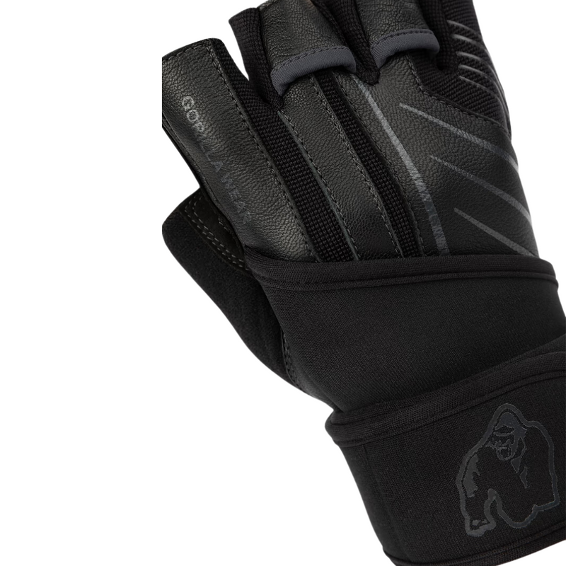 Dallas Wrist Wrap Gloves 2.0, black/gray-Treenihanska-Gorilla Wear-M-Aminopörssi