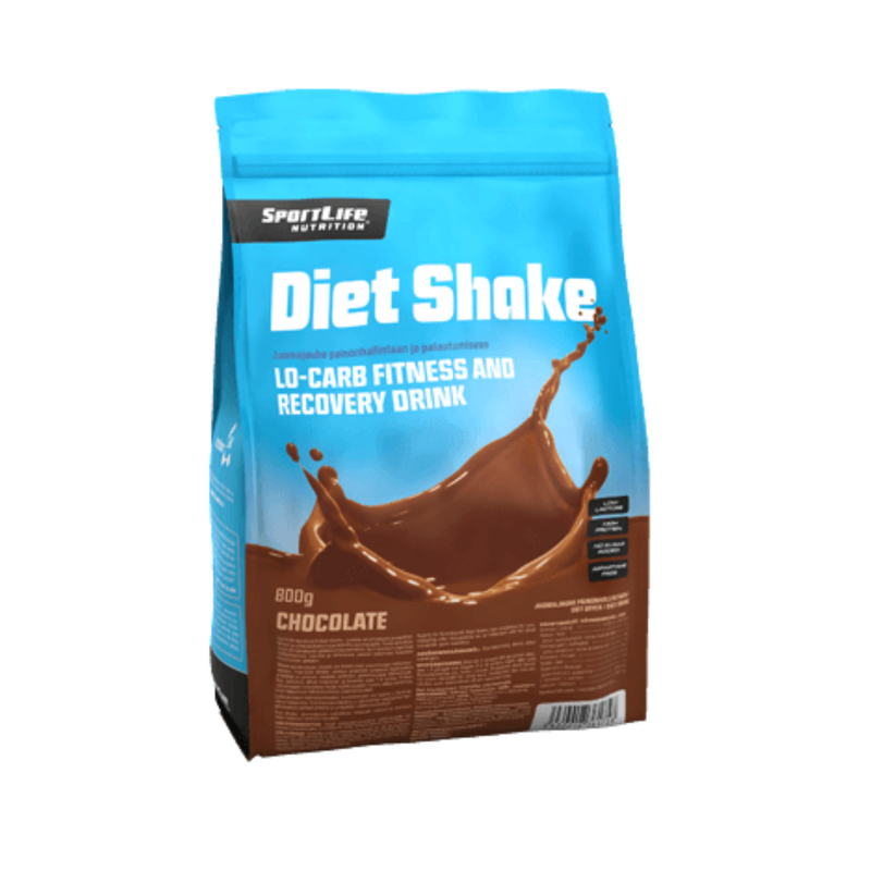 Diet Shake, 800 g-Ateriankorvike-SportLife Nutrition-Suklaa-Aminopörssi