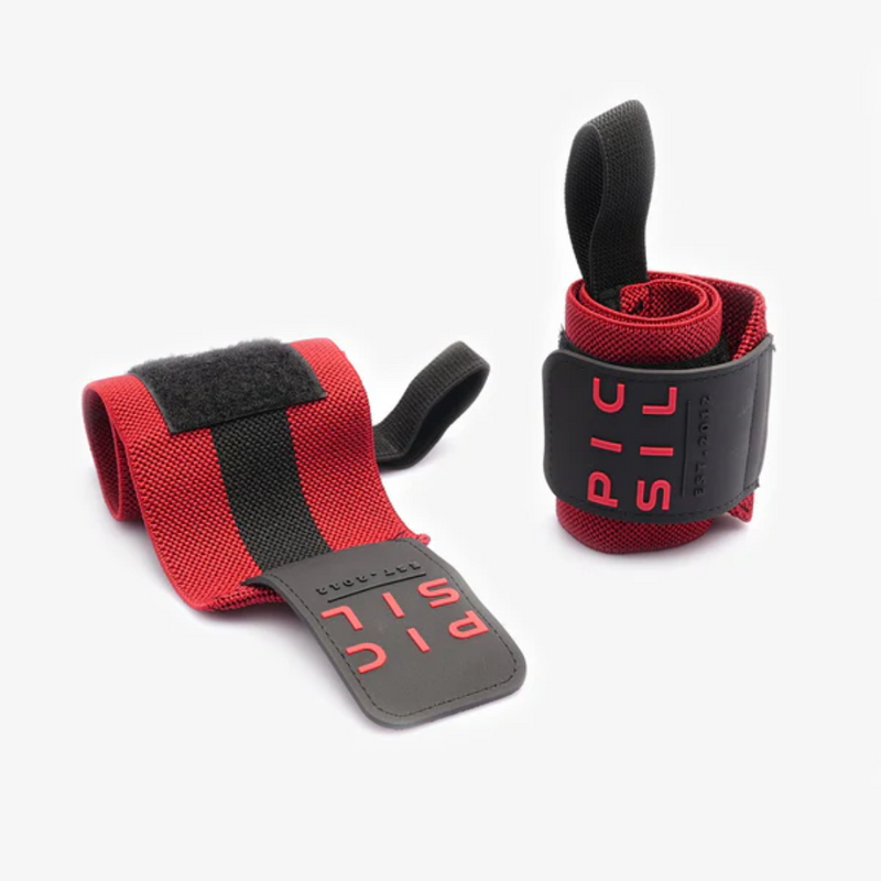 Elastic wrist strap for weightlifting powerlifting, red-Ranneside-Picsil-Aminopörssi