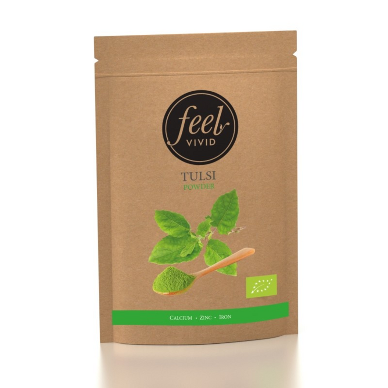 Tulsi uute, 60g-Yrttivalmiste-Feel Vivid-Aminopörssi