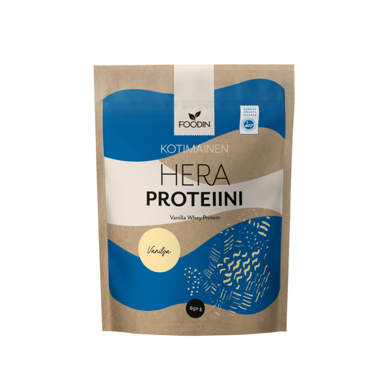 Heraproteiini kotimainen, 650 g-Herakonsentraatti-Foodin-Vanilja-Aminopörssi