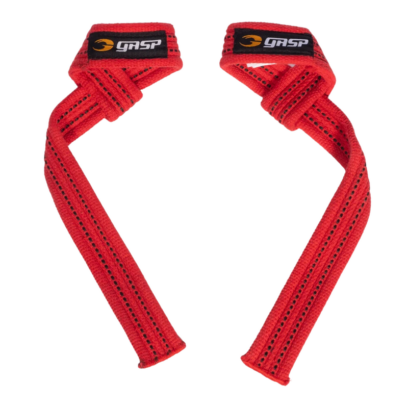 GASP Lifting Straps, Red-Vetoremmi-GASP-Aminopörssi