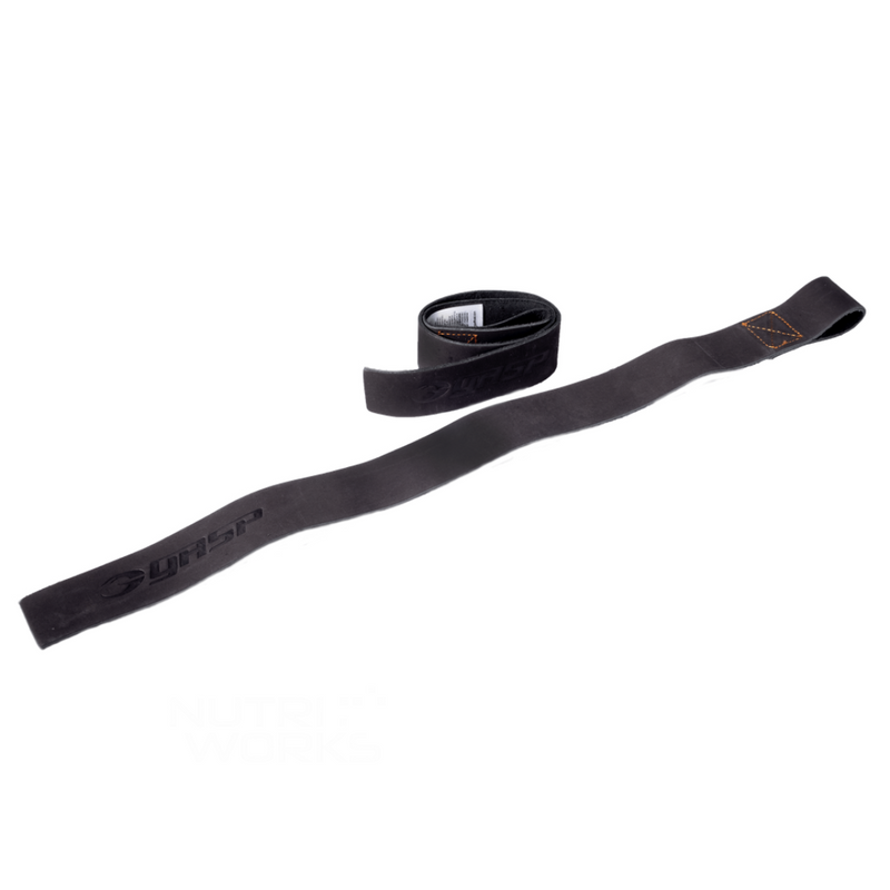 GASP Leather Lifting Straps, Black-Vetoremmi-GASP-Aminopörssi