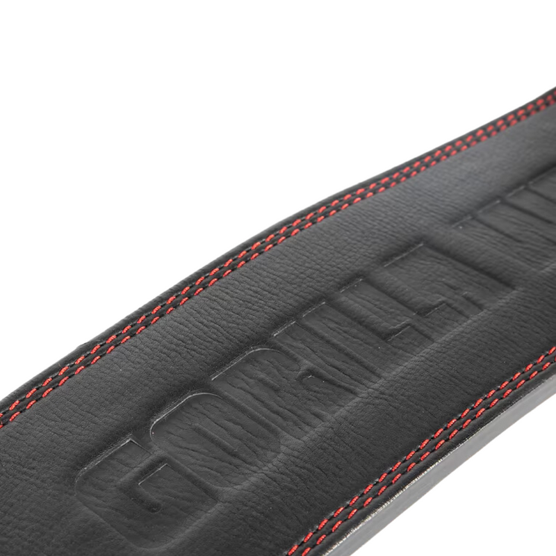 Gorilla Wear 4 Inch Premium Leather Lever Belt - Black-Nostovyö-Gorilla Wear-S/M-Aminopörssi