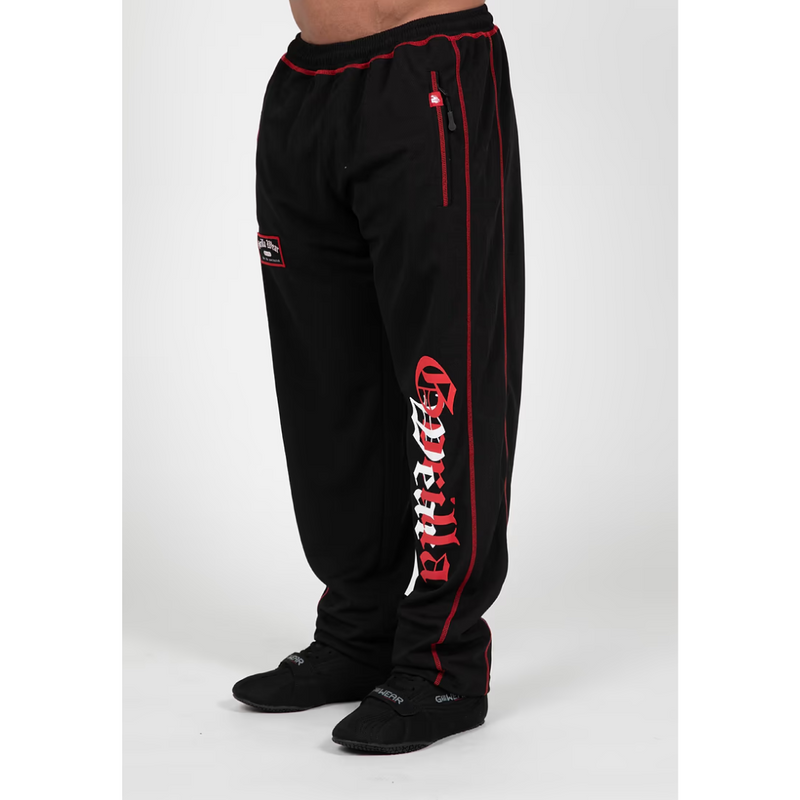 Marlow Mesh Pants Black/Red-Miesten housut-Gorilla Wear-S/M-Aminopörssi