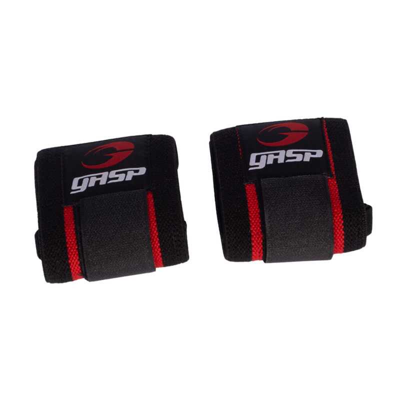 GASP Hardcore Wrist Wrap, black/red-Ranneside-GASP-Aminopörssi