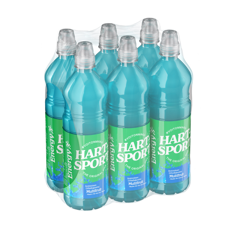 Hart-Sport Valmisjuoma 750 ml 6 pack-Urheilujuoma-Hart-Sport-6-pack Multifruit valmisjuoma-Aminopörssi