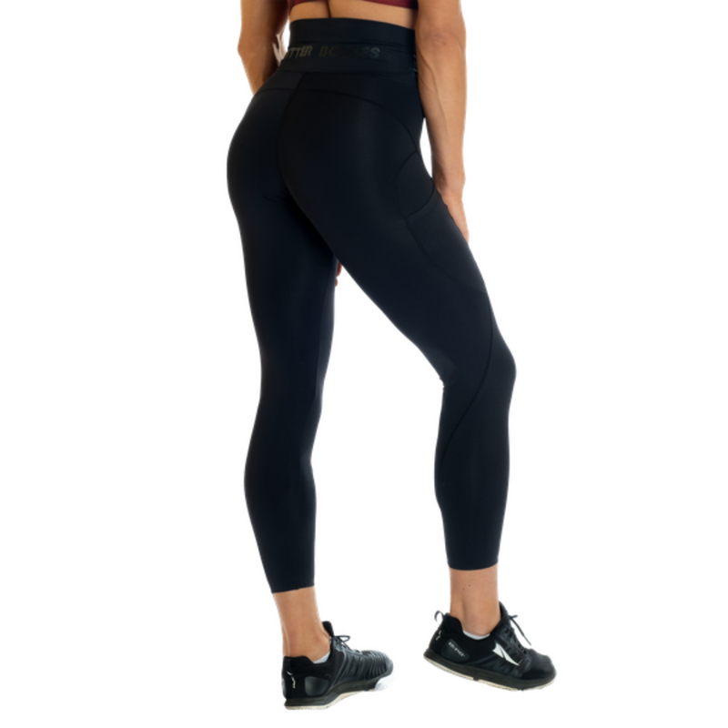 High waist leggings V2, Black-Naisten trikoot ja leggingsit-Better Bodies-XS-Aminopörssi