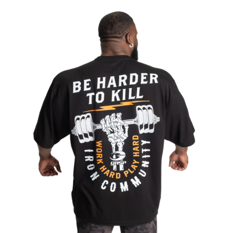 Harder to Kill Iron Tee, Black-Miesten T-paita-GASP-M-Aminopörssi