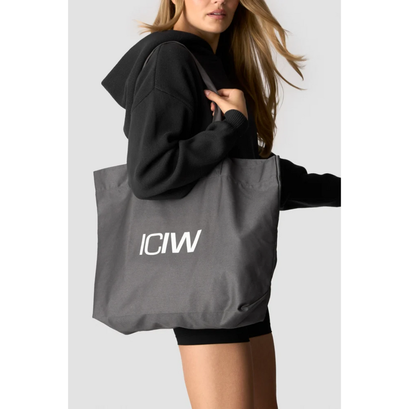 ICIW Cotton Tote Bag Gray-Treenireppu-ICANIWILL-Aminopörssi