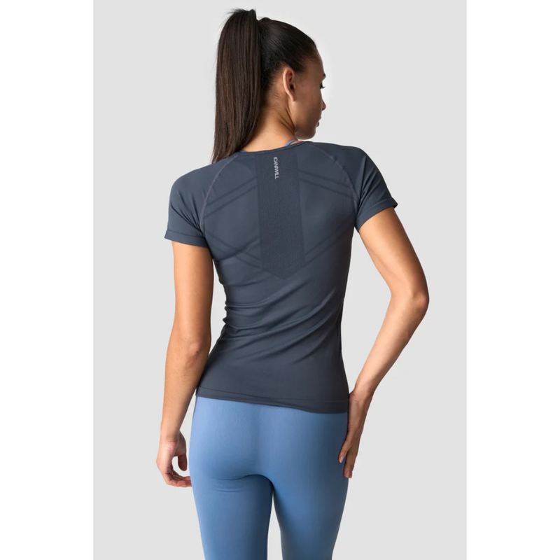 Everyday seamless T-shirt Smoky Blue-Naisten lyhythihaiset ja topit-ICANIWILL-S-Aminopörssi