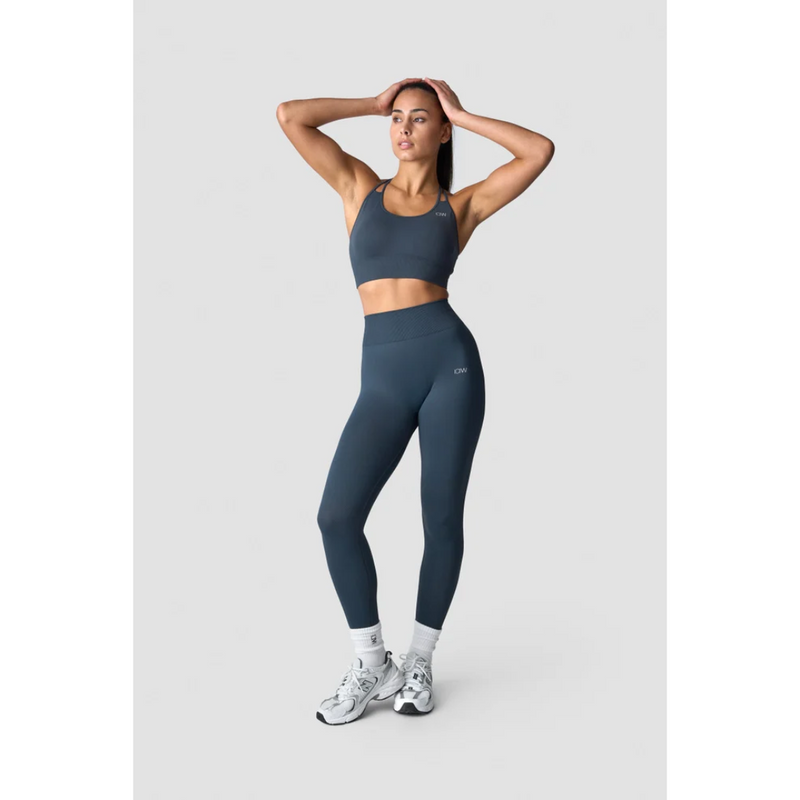 ICIW Define Seamless Tights, Smokey Blue-Naisten trikoot ja leggingsit-ICANIWILL-XS-Aminopörssi