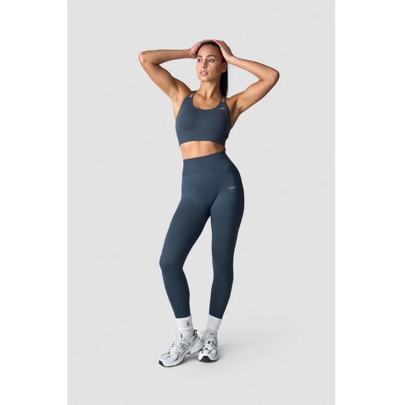 Define Seamless Sports Bra, Smokey Blue-Naisten urheiluliivit-ICANIWILL-XS-Aminopörssi