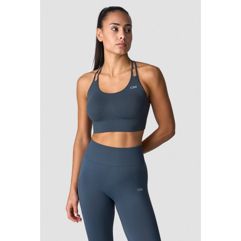 Define Seamless Sports Bra, Smokey Blue-Naisten urheiluliivit-ICANIWILL-XS-Aminopörssi