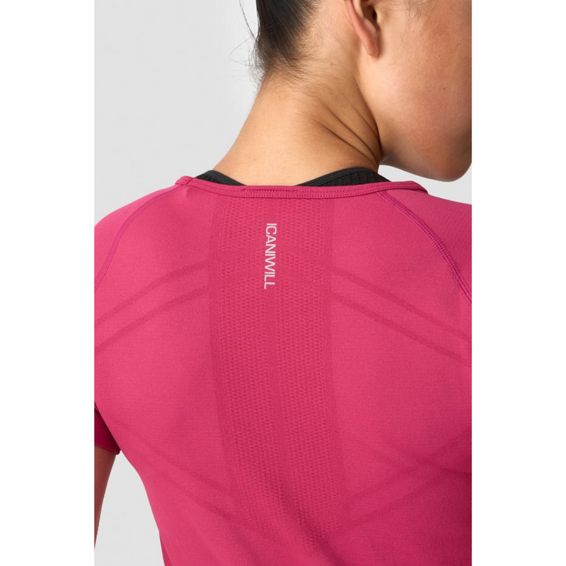 Everyday seamless T-shirt Pink-Naisten lyhythihaiset ja topit-ICANIWILL-S-Aminopörssi