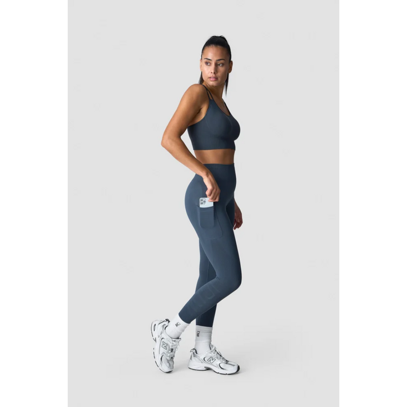 Define Seamless Sports Bra, Smokey Blue-Naisten urheiluliivit-ICANIWILL-XS-Aminopörssi