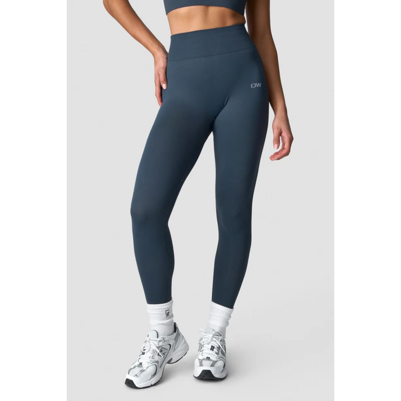 ICIW Define Seamless Tights, Smokey Blue-Naisten trikoot ja leggingsit-ICANIWILL-XS-Aminopörssi