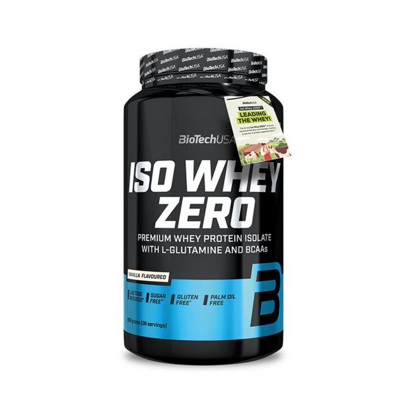 Iso Whey Zero, 908 g-Heraisolaatti-BioTechUSA-Vanilja-Aminopörssi