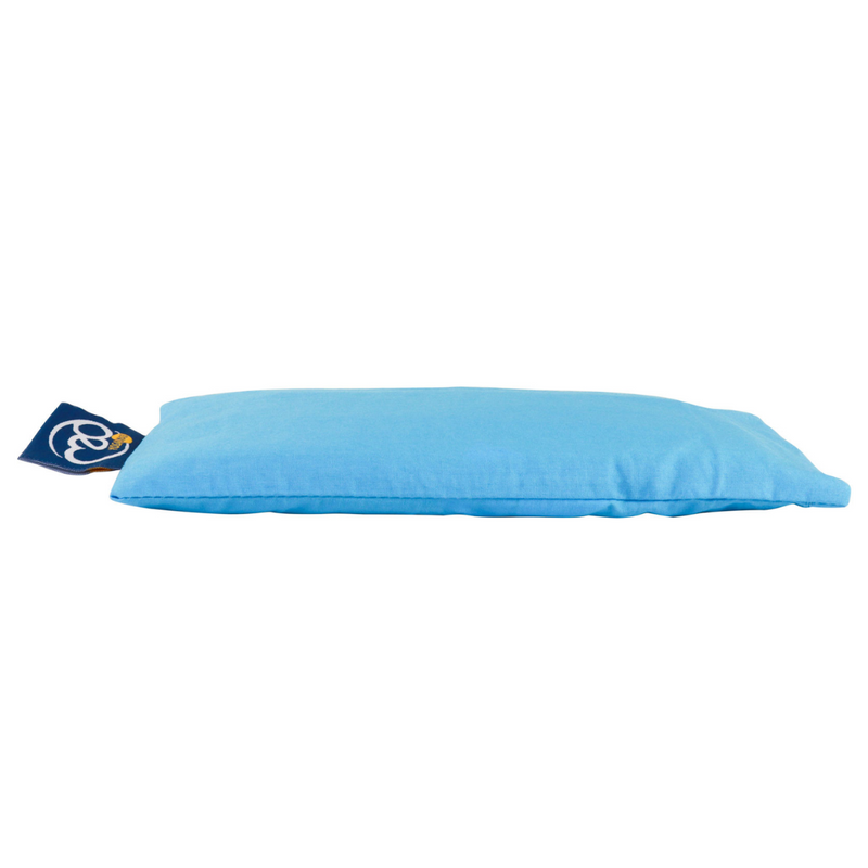 Organic Cotton Yoga Eye Pillow, Light Blue-Jooga-YogaMad-Aminopörssi