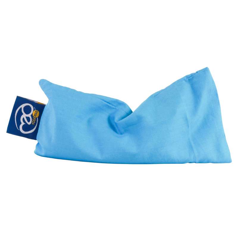 Organic Cotton Yoga Eye Pillow, Light Blue-Jooga-YogaMad-Aminopörssi