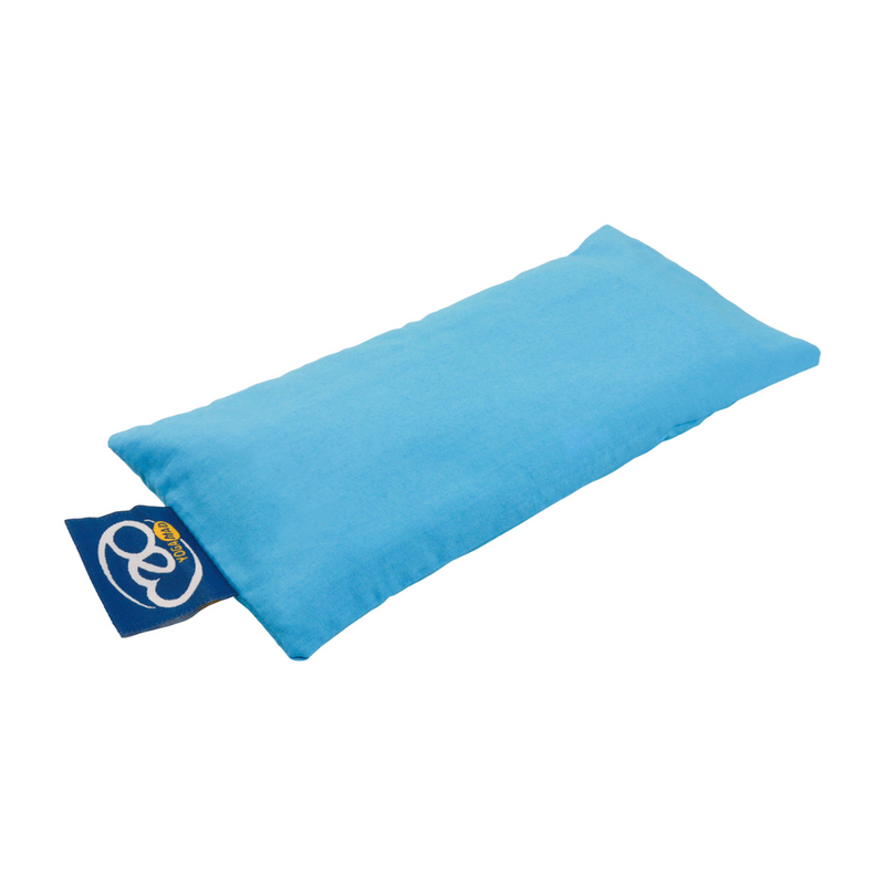 Organic Cotton Yoga Eye Pillow, Light Blue-Jooga-YogaMad-Aminopörssi