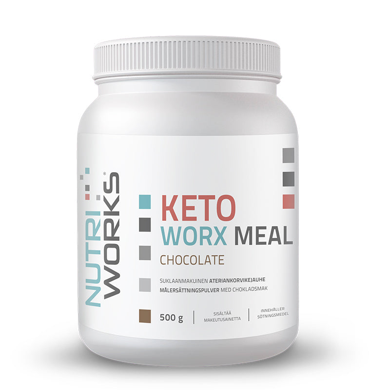 Keto WorX Meal, 500 g-Ateriankorvike-Nutri Works-Suklaa-Aminopörssi