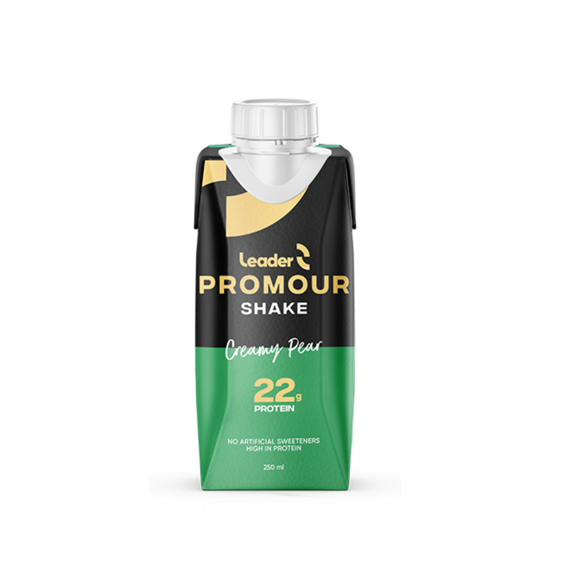 Promour Protein Shake, 250 ml-Proteiinijuoma-LEADER-Creamy Pear-Aminopörssi