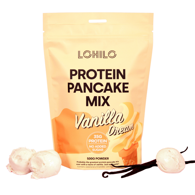 LOHILO Proteiinipannukakkujauhe 500 g-Proteiinipannukkakkujauhe-LOHILO-Vanilla-Aminopörssi