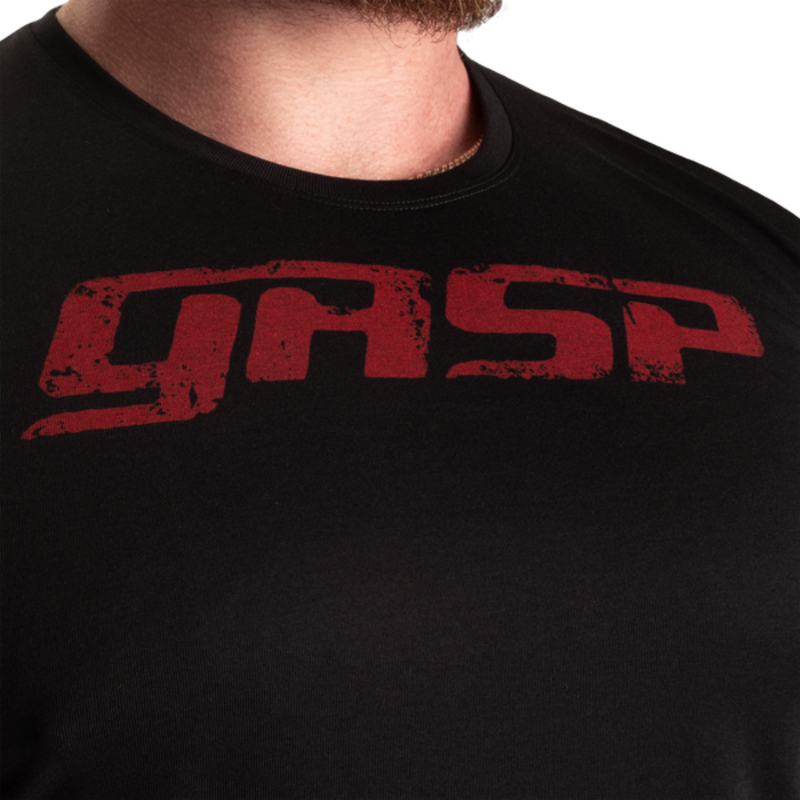 Legacy Gym Tee, Black / Red-Miesten T-paita-GASP-M-Aminopörssi