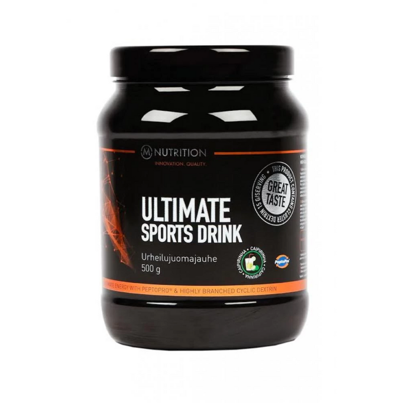 Ultimate Sports Drink, 500 g-Urheilujuoma-M-Nutrition-Caipirinha-Aminopörssi