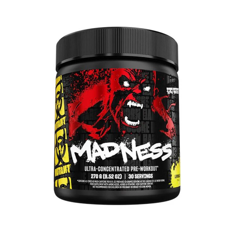 Madness PWO, 225 g-Pre Workout-Mutant-Lemonade-Aminopörssi