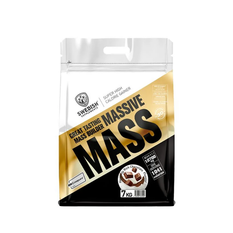 Massive Mass, 7000 g-Gaineri-Swedish Supplements-Heavenly Rich Chocolate-Aminopörssi