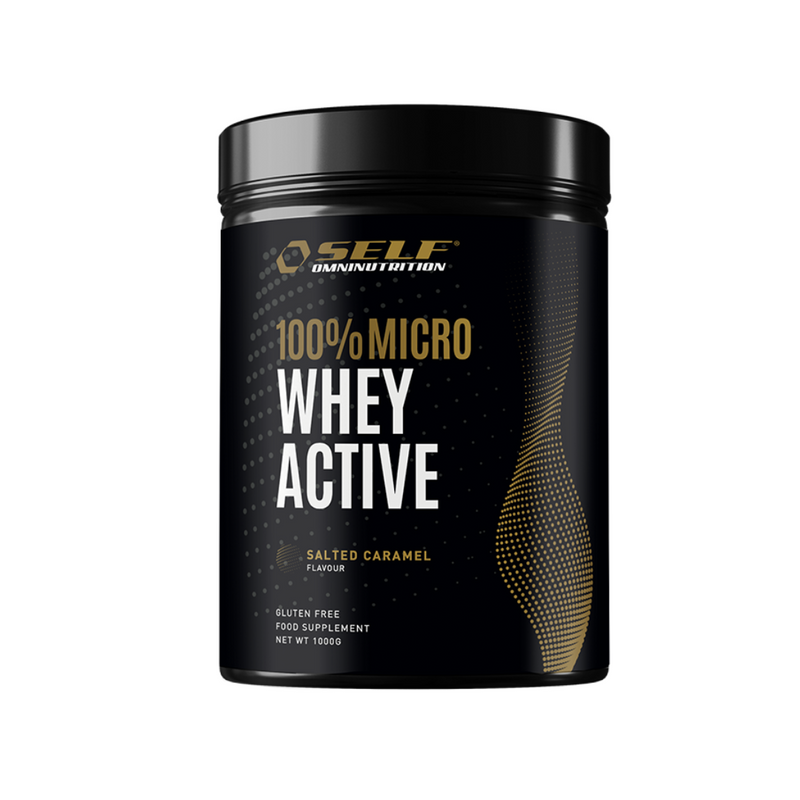 Micro Whey Active, 1kg-Heraisolaatti-SELF omninutrition-Salted Caramel-Aminopörssi