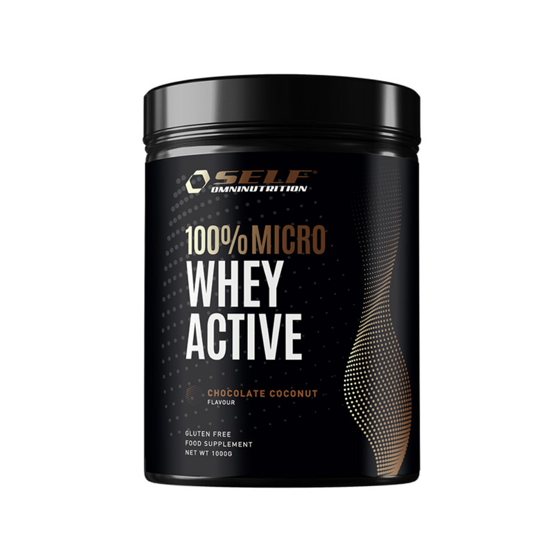 Micro Whey Active, 1kg-Heraisolaatti-SELF omninutrition-Choco-Coconut-Aminopörssi