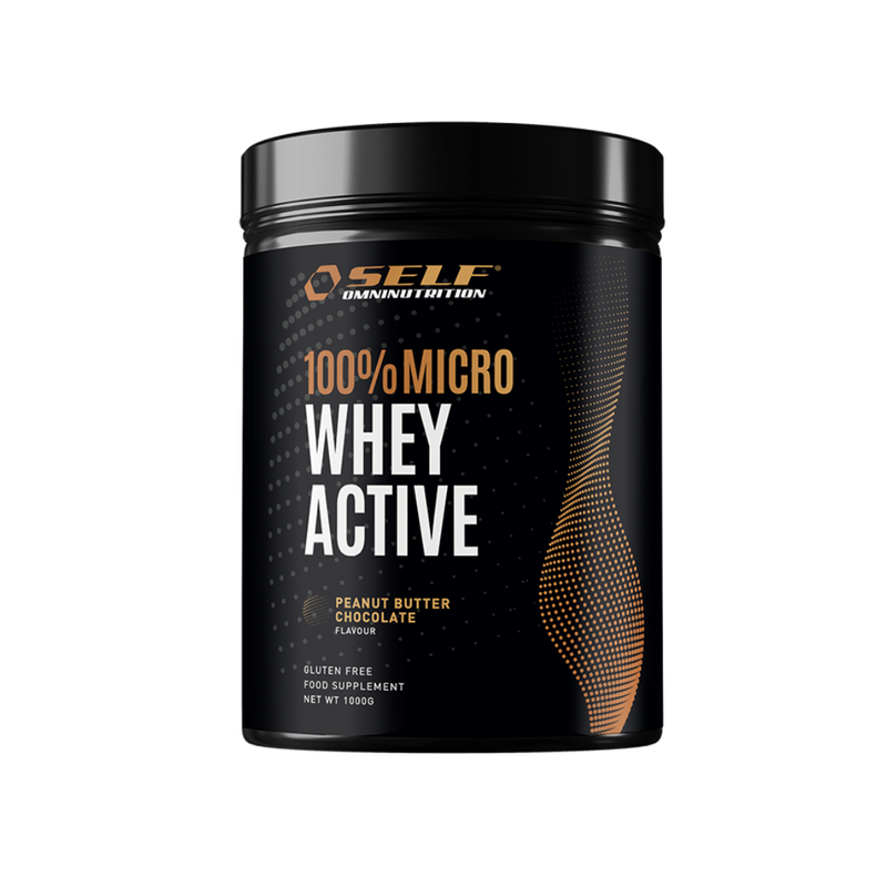 Micro Whey Active, 1kg-Heraisolaatti-SELF omninutrition-Peanutbutter-Chocolate-Aminopörssi