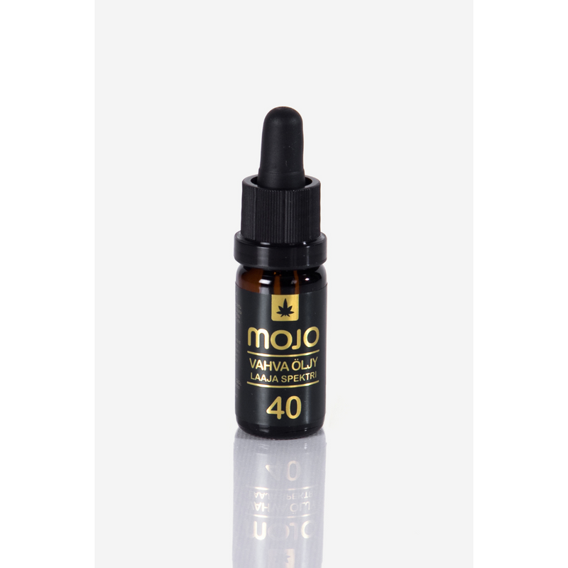 CBD oil 40% vahva öljy laaja spektri, 10ml-CBD-Mojo-Aminopörssi