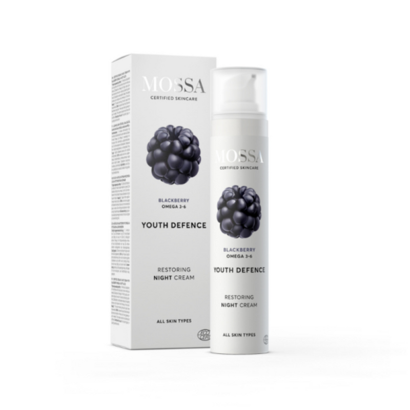 Youth Defence Restoring Night Cream, 50 ml-Kasvovoide-Mossa-Aminopörssi