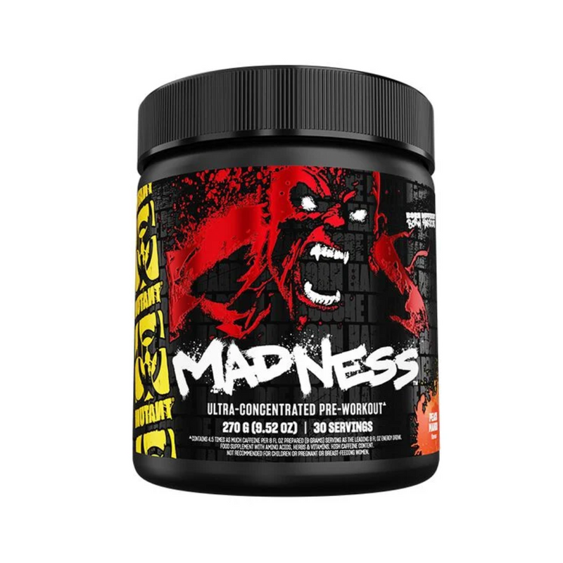 Madness PWO, 225 g-Pre Workout-Mutant-Sweet Iced Tea-Aminopörssi