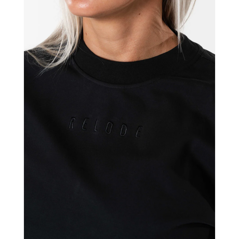 Maverick Sweatshirt Women, Black-Naisten pitkähihaiset ja hupparit-Relode-S-Aminopörssi