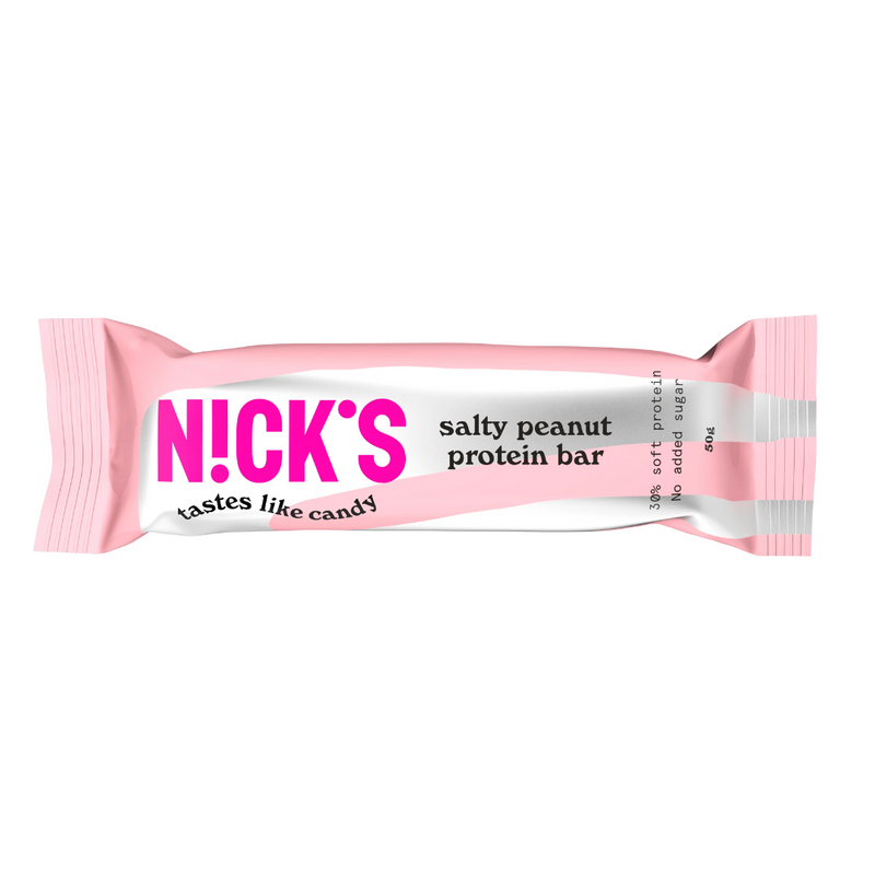 Nick's Proteiinipatukka 50g-Proteiinipatukka-Nick's-Salty Peanut-Aminopörssi