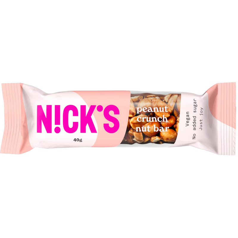 Nick's Crunch Nut Bar-Proteiinipatukka-Nick's-Almond-Aminopörssi