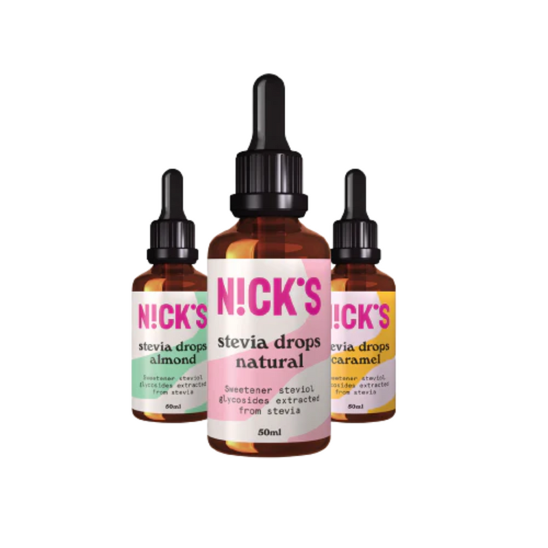 Nick's Stevia Drops steviatipat, 50 ml-Makeutus-Nick's-Natural-Aminopörssi